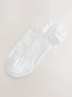 Sokken En Panty's*Next - 4 paar sneakersokken White Bow Texture