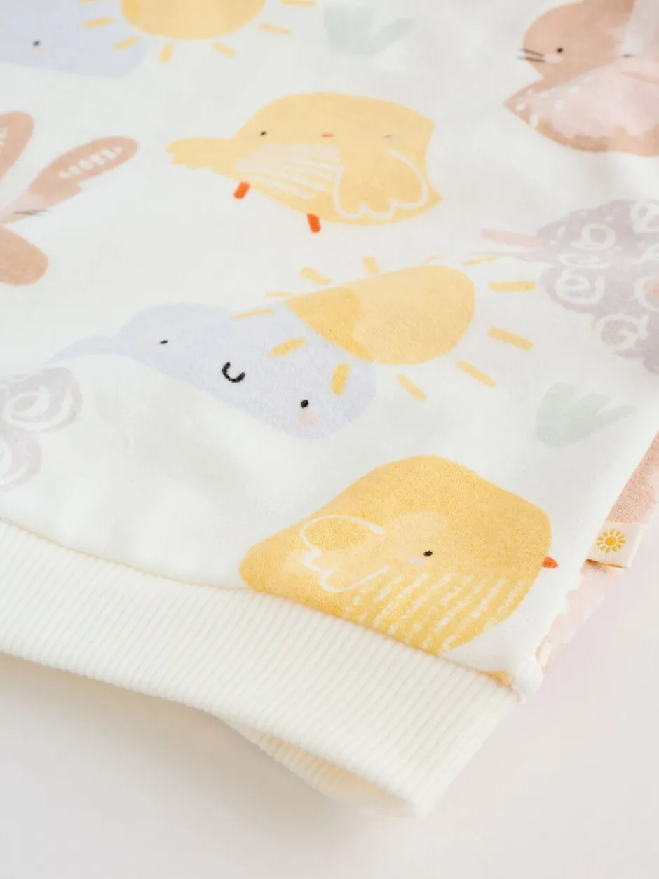 Truien En Breisels|Sets En Combisets|Next White Bunny Character Print - Easter Sweat and Leggings Baby Set (0mths-2yrs)