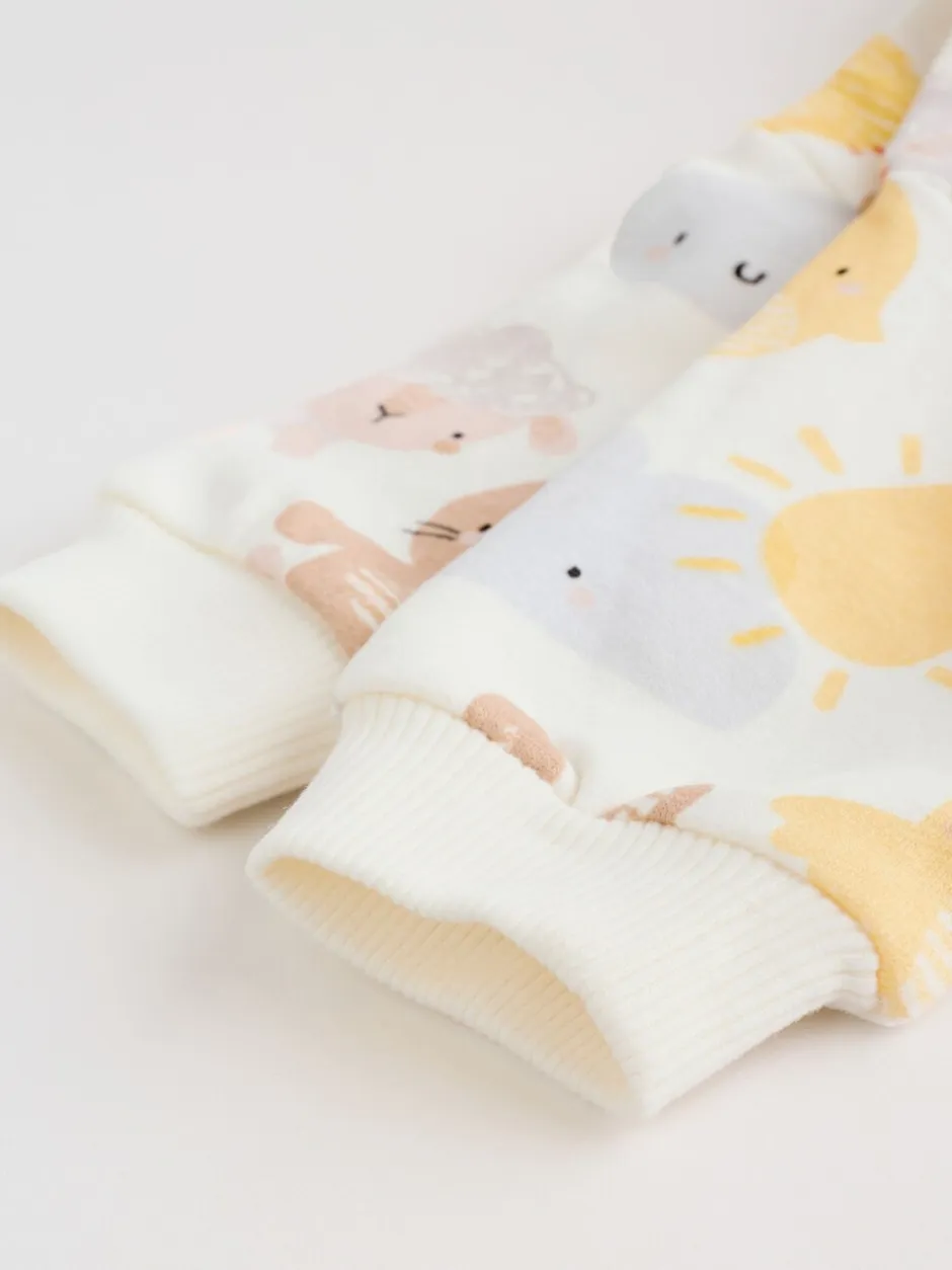 Truien En Breisels|Sets En Combisets|Next White Bunny Character Print - Easter Sweat and Leggings Baby Set (0mths-2yrs)