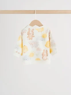 Truien En Breisels|Sets En Combisets|Next White Bunny Character Print - Easter Sweat and Leggings Baby Set (0mths-2yrs)