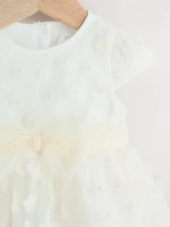 Gelegenheidskleding|Jurken*Next - Feestelijke babyjurk (0 mnd-2 jr) White 3D Flowers