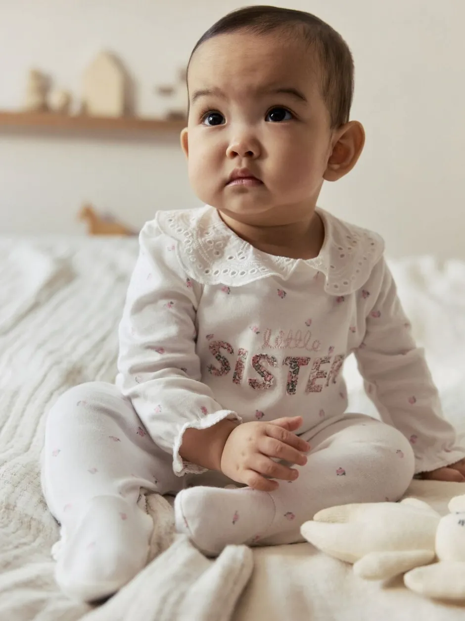 Babypakjes En Babypyjama's|Next - Gezinspyjama voor baby's (0-2jr) White Little Sister