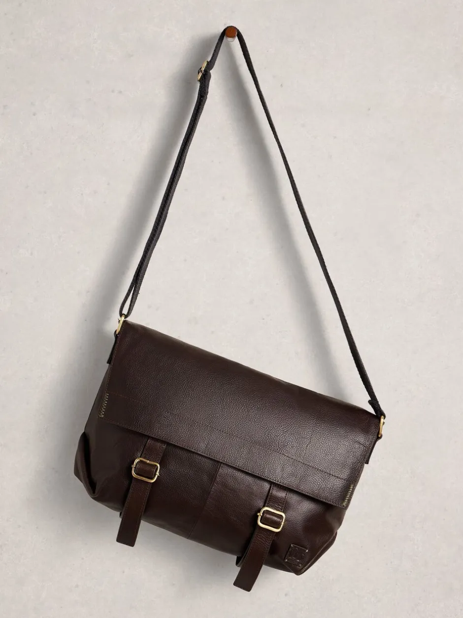 Tassen|White Stuff Connor Leather Messenger Bag