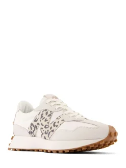 Sneakers|New Balance White/Leopard Print - 327 - Sneakers