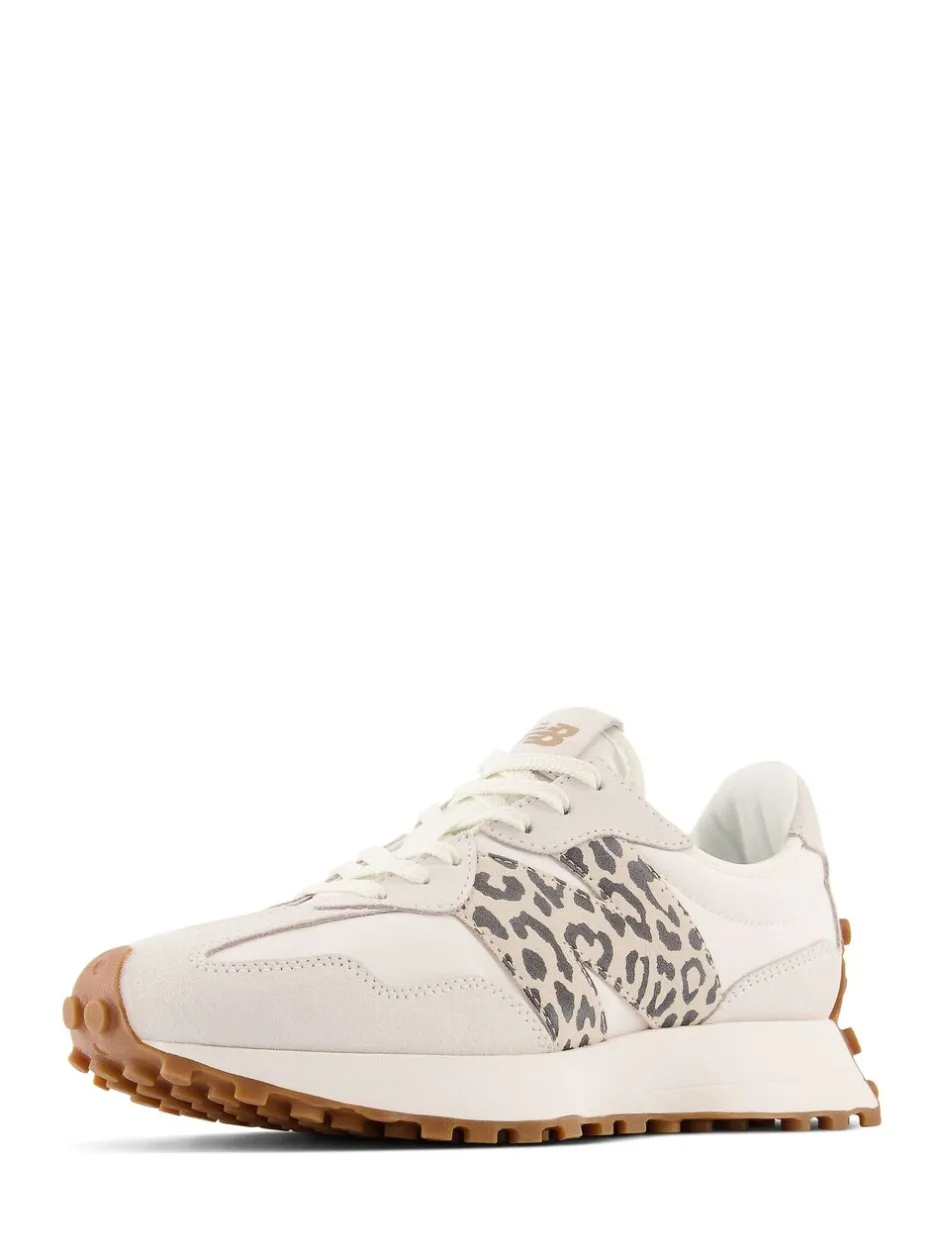 Sneakers|New Balance White/Leopard Print - 327 - Sneakers