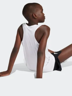Rompertjes En Hemdjes|adidas - Team Kids Tanktop Wit