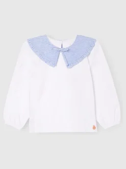 Overhemden En Blouses|Angel & Rocket - Betty blouse met Strepen en Lange mouwen Wit