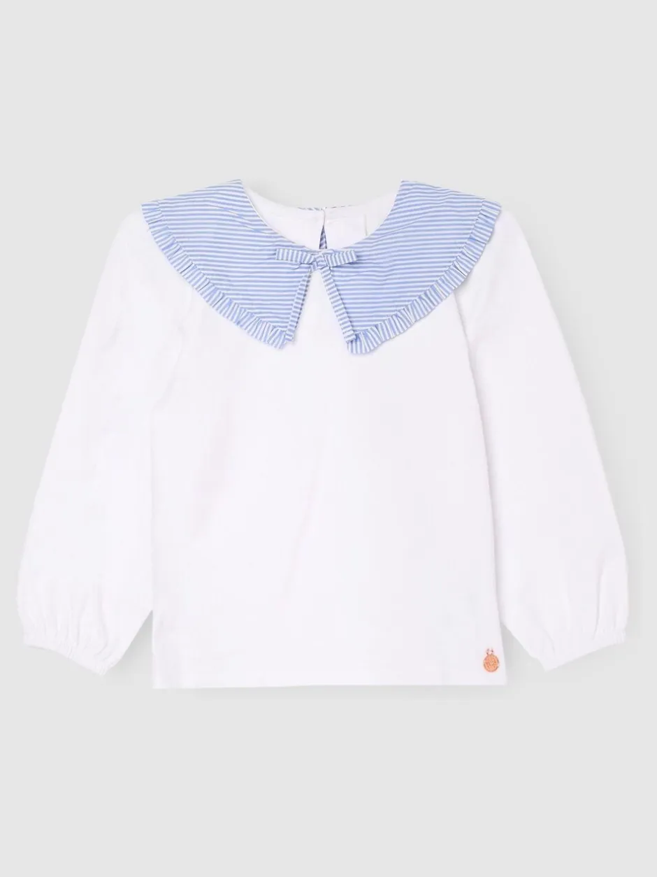 Overhemden En Blouses|Angel & Rocket - Betty blouse met Strepen en Lange mouwen Wit