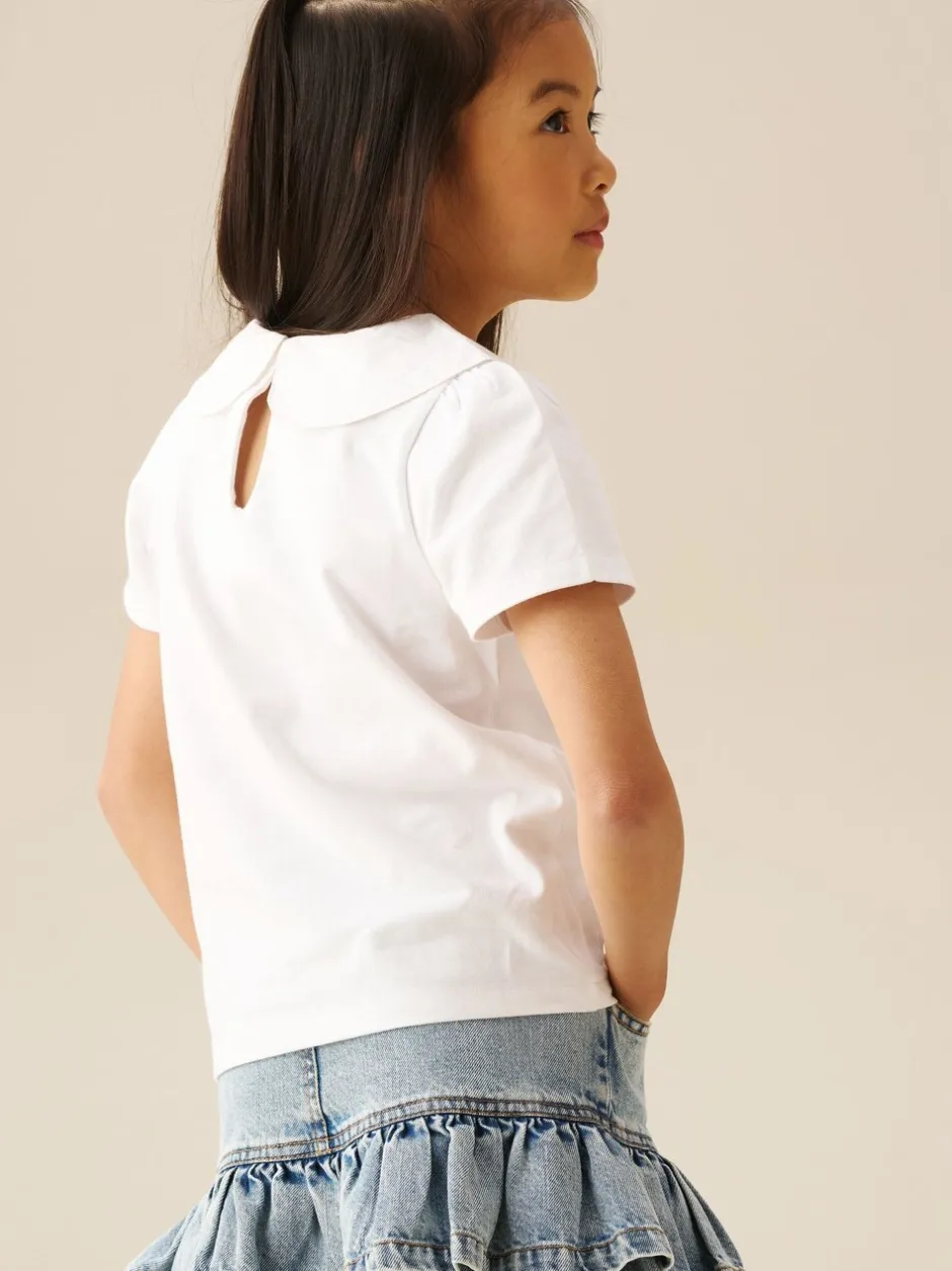 Overhemden En Blouses*Angel & Rocket - Emily Peter Pan Collar Blouse Wit