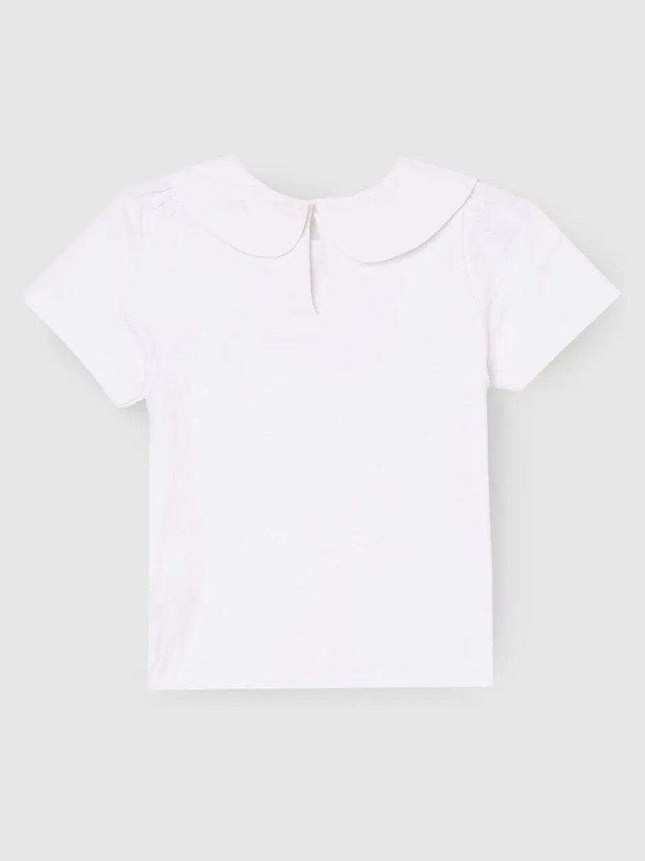 Overhemden En Blouses*Angel & Rocket - Emily Peter Pan Collar Blouse Wit