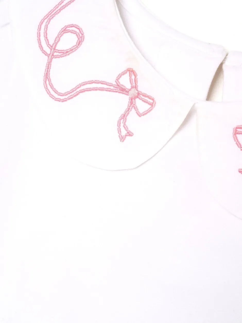 Overhemden En Blouses*Angel & Rocket - Emily Peter Pan Collar Blouse Wit