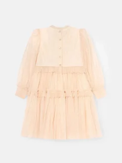 Jurken|Angel & Rocket - Willow Ivory Balloon Sleeve Boho Dress Wit