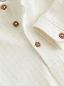 T-Shirts|Tops*Next Wit - Baby Bodysuit met textuur en overhemd (0mnd-3jr)