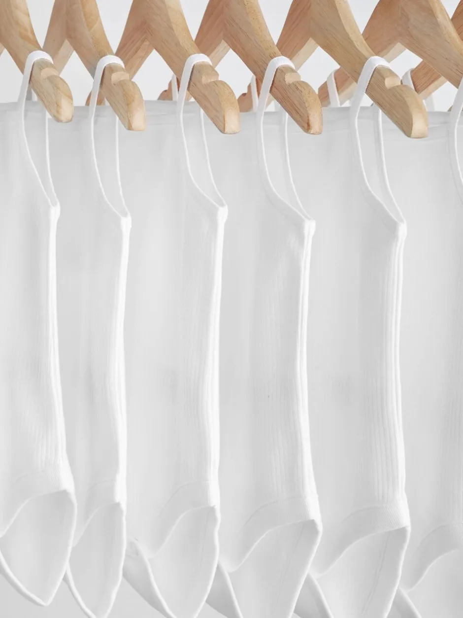 Rompertjes En Hemdjes|Rompertjes En Hemdjes|Next Wit - Baby Strappy Bodysuits