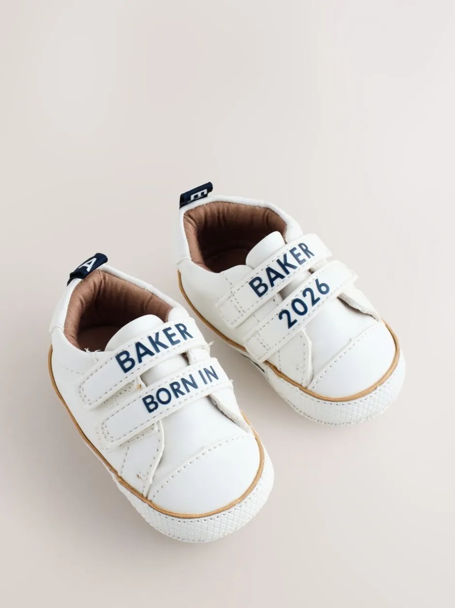 Sneakers|Baker by Ted Baker - Baby Jongens Born in 2026 Paddersneakers Wit