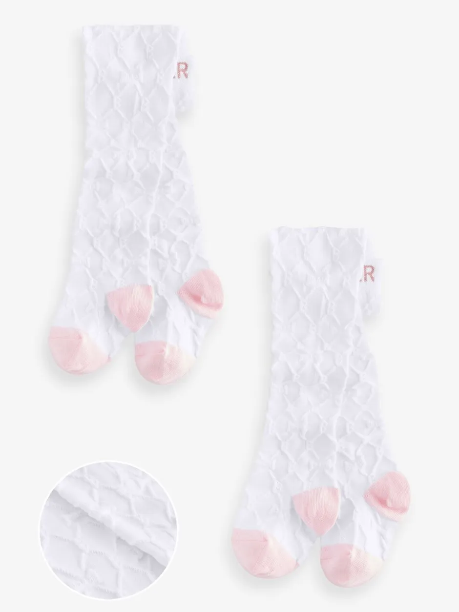 Sokken En Panty's*Baker by Ted Baker - panty's verpakking van 2 Wit