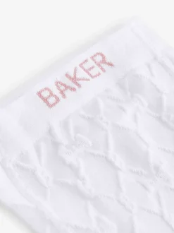 Sokken En Panty's*Baker by Ted Baker - panty's verpakking van 2 Wit