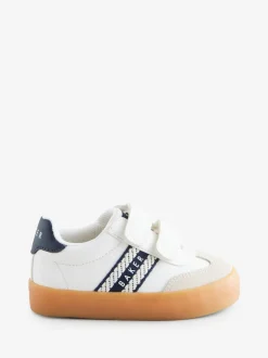 Sneakers|Baker by Ted Baker - sneakers met logobies voor jongens Wit