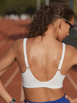 Beha's|Next - B-G Active sportbeha met hoge impact, Dry Tech, beugelbeha met volle cups Wit