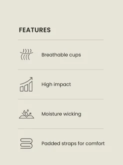 Beha's|Next - B-G Active sportbeha met hoge impact, Dry Tech, beugelbeha met volle cups Wit