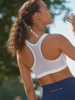 Sportkleding|Beha's*Next - B-GG Active Sports high impact Dry Tech-sportbeha met rits aan de voorkant Wit