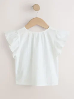 Overhemden En Blouses*Next - Blouse met gestrikte voorkant (3-16jr) Wit