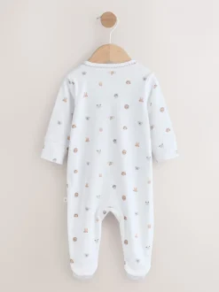 Babypakjes En Babypyjama's*Next Wit - Born in 2026 baby pyjama en muts set (0 - 9 mnd)