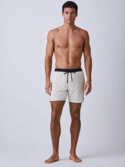 Badkleding|BOSS Wit - Starfish sneldrogende zwembroek