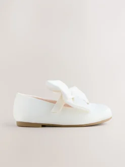 Gelegenheidskleding*Next Wit - Bow Satin Flower Occasion Mary Jane Shoes