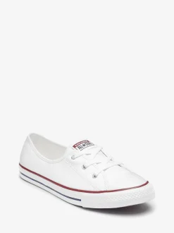 Sneakers*Converse - balletsneakers met veters Wit