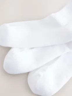 Sokken En Panty's|Sportkleding|Next - Cushion Sole Ribbed Sport Cropped Ankle Socks 3 Pack h Arch Support Wit