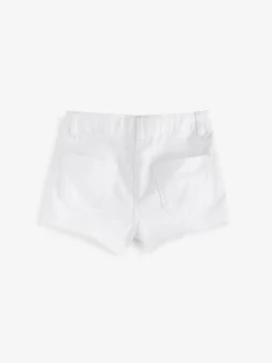 Shorts En Rokken*Next Wit - Denim shorts met rafels (3-16jr)