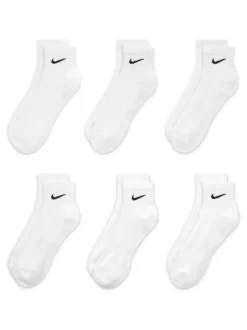 Sportkleding*Nike - Enkel - - 6 Paar verzachte sokken voor alle dagen Wit
