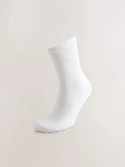 Sportkleding|Sokken|Next - Essential set van 6 paar sportsokken Wit