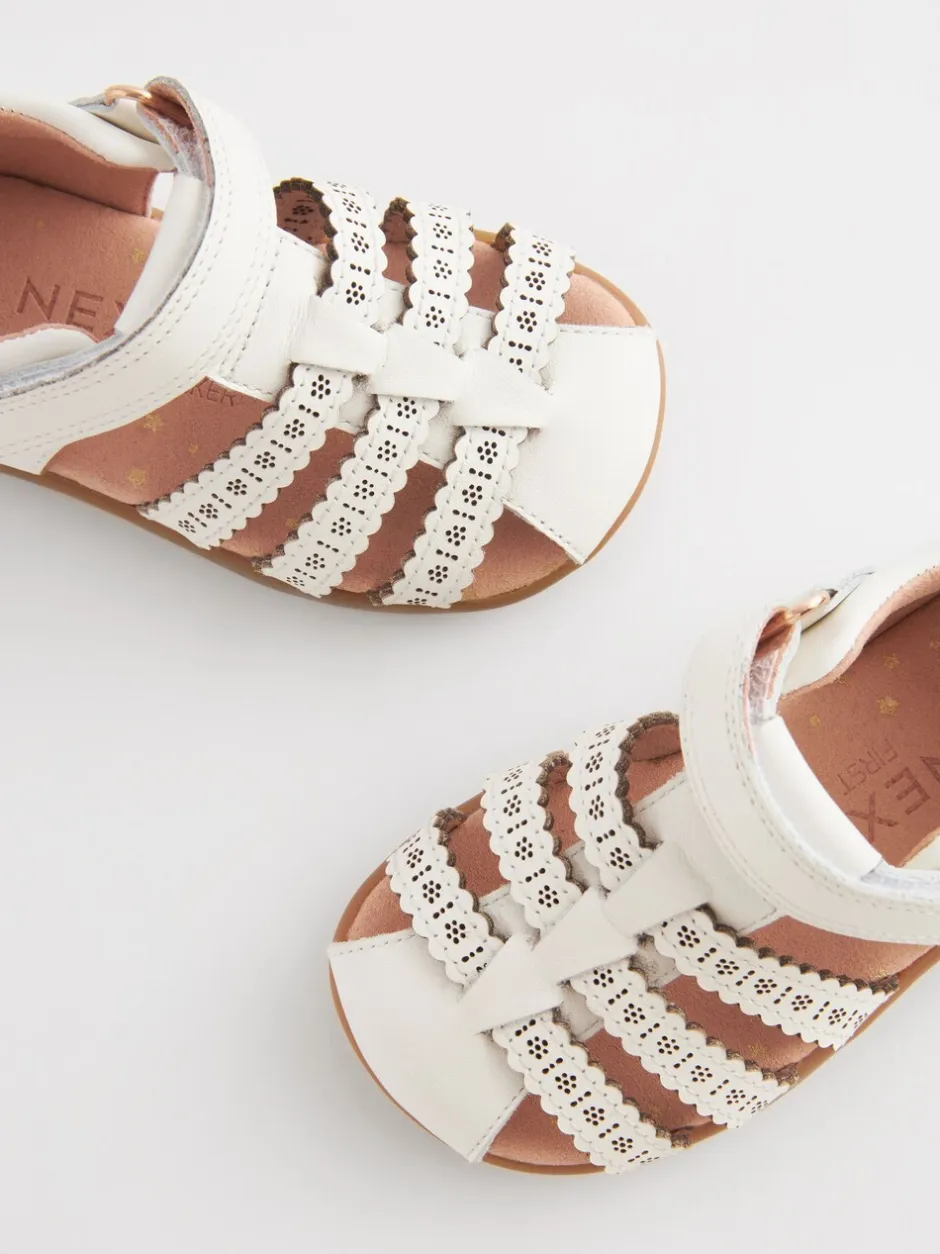 Babyschoenen*Next - First Walker Fisherman Shoes Wit