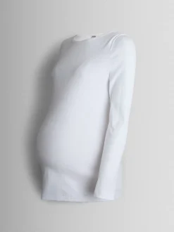 Moederschap*Jojo Maman Bébé Wit - 2-Pack Ribbed Maternity & Nursing Tops