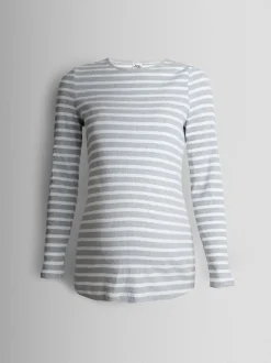 Moederschap*Jojo Maman Bébé Wit - 2-Pack Ribbed Maternity & Nursing Tops