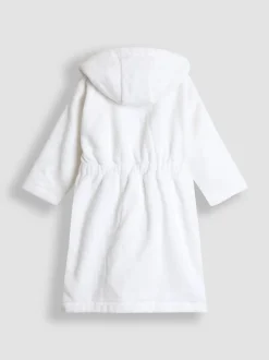 Kamerjassen|Jojo Maman Bébé - Towelling Bath Robe Wit