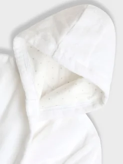 Kamerjassen|Jojo Maman Bébé - Towelling Bath Robe Wit