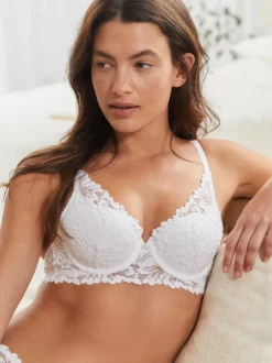 Beha's*Next Wit - Kanten ultieme comfortabele beha
