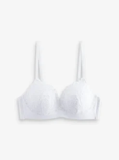 Beha's*Next Wit - Kanten ultieme comfortabele beha
