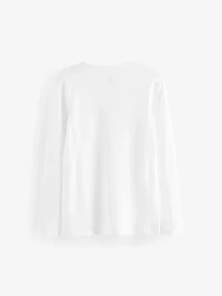 Tops|Ondergoed|Next Wit - Kind To Skin T-shirts met lange mouwen 2 stuks (9mnd-12jr)