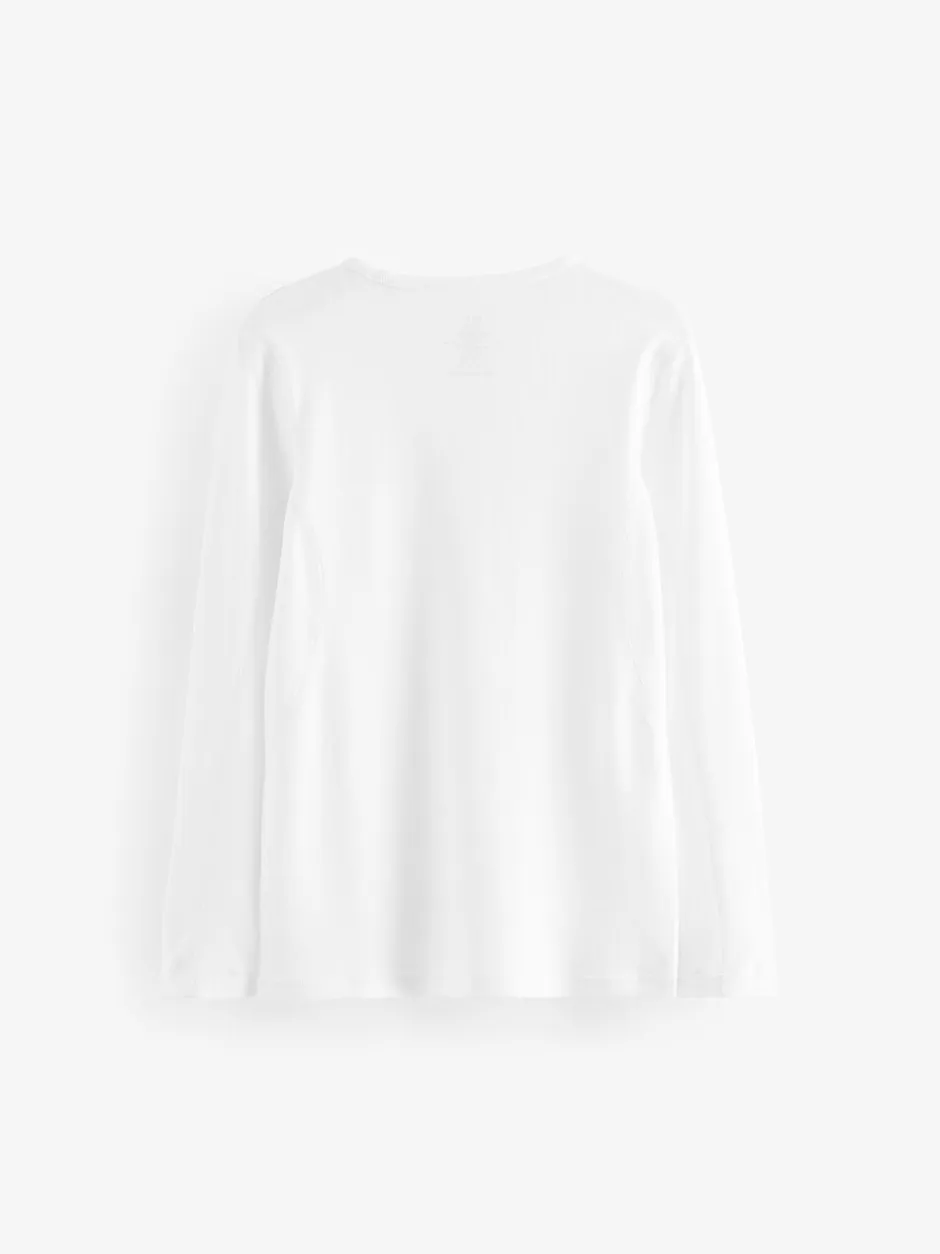 Tops|Ondergoed|Next Wit - Kind To Skin T-shirts met lange mouwen 2 stuks (9mnd-12jr)