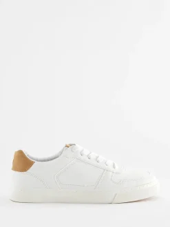 Sneakers*Next - Lage vetersneakers Wit