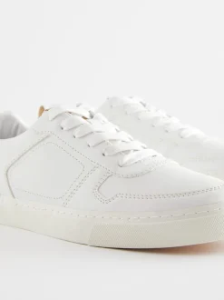 Sneakers*Next - Lage vetersneakers Wit