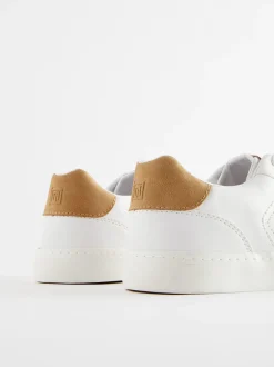 Sneakers*Next - Lage vetersneakers Wit