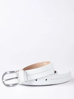 Ceintuurs*Lakeland Leather Wit - - Kendal - Leren riem