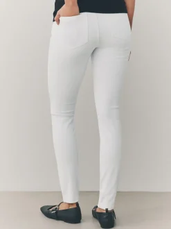 Leggings En Joggingbroeken|Next - Legging van jersey-denim Wit