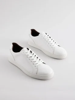 Schoenen|Next - Leren sneakers Wit