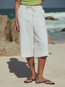 Shorts*Next Wit - Linen Blend Pull On Shorts